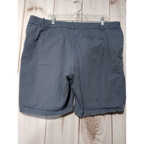 Ava and Viv Shorts Ladies 20 Khakis Navy - Picture 2 of 5